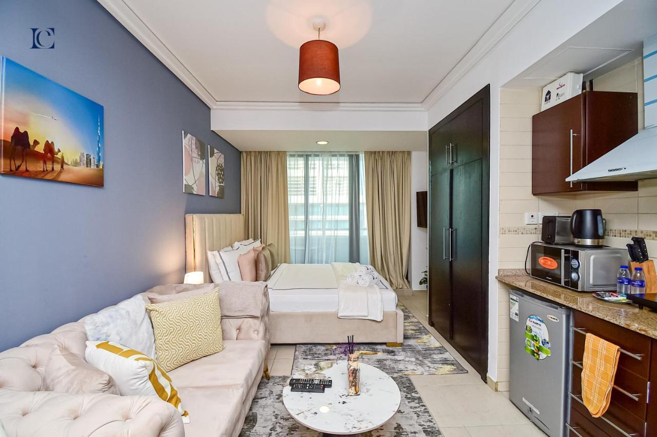 Luxury Escapes - Modern Studio Apt - Metro, Beach & Mall Mins Away Dubai Eksteriør billede